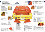 LIFERAFT TRANCEOCEAN ACCORDING TO ISO 9650-1/ISAF, 8 PERSONS, UNDER 24 HOURS, IN CONTAINER